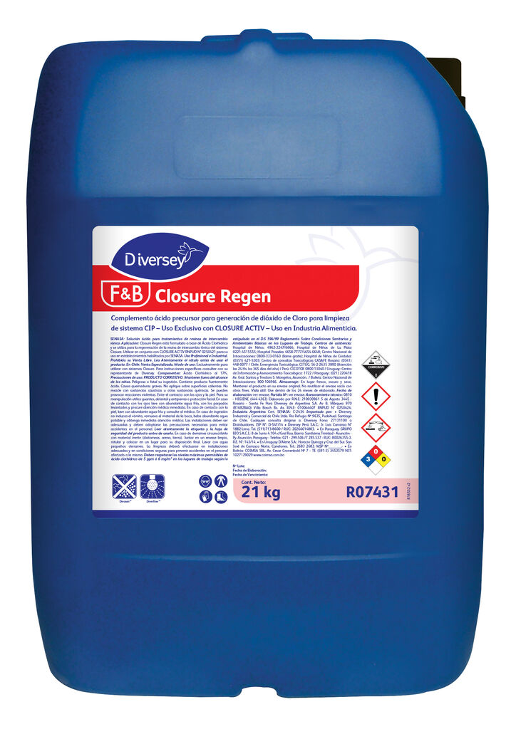 CLOSURE REGEN 21kg - REGENERADOR ÁCIDO PARA EL SISTEMA CLOSURE